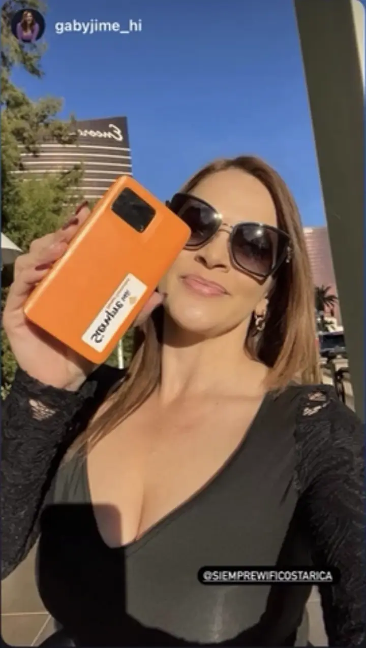 Viajero con Siempre WiFi en Las Vegas, USA