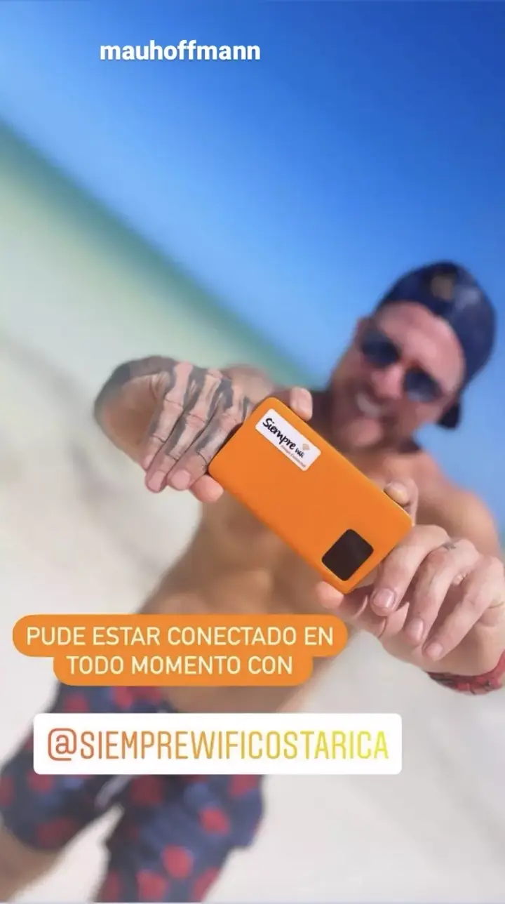 Viajero con Siempre WiFi en Caribe