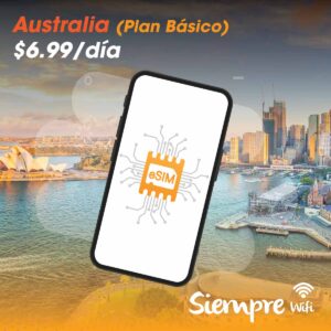 eSim Australia Plan Básico