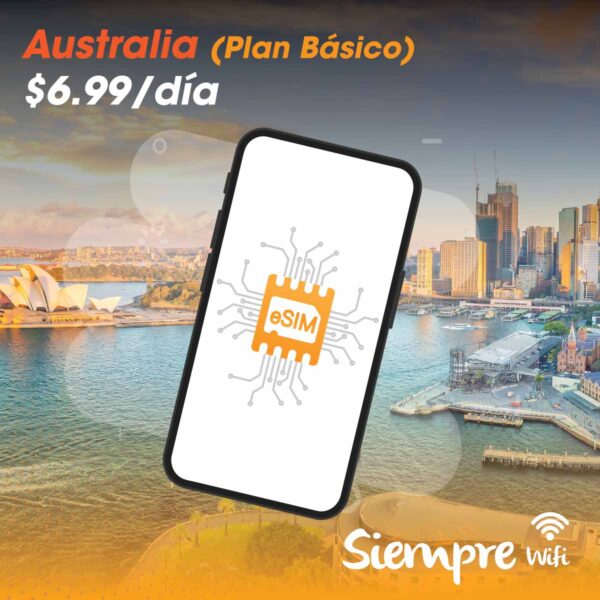 eSim Australia Plan Básico