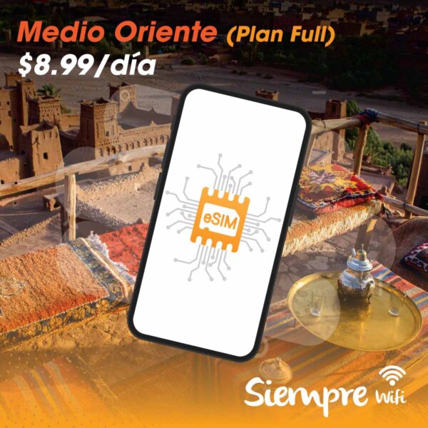 eSim Medio Oriente Plan Full