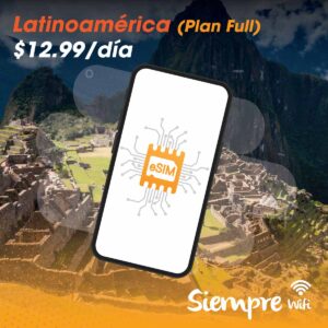 eSim Latinoamérica Plan Full