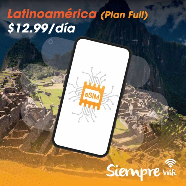 eSim Latinoamérica Plan Full